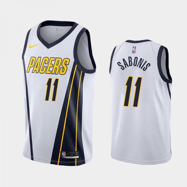 Indiana Pacers 2018-19 Earned White Jersey