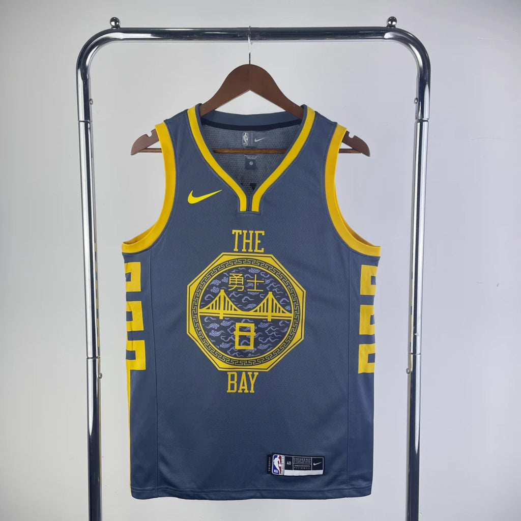 Golden State Warriors 2018-19 Grey Swingman City Edition Jersey