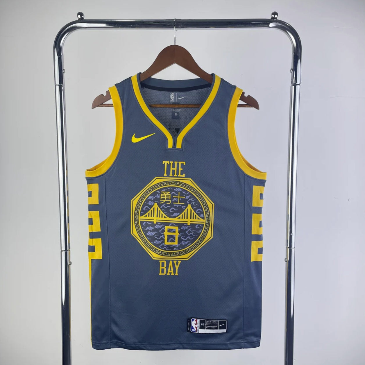 Golden State Warriors 2018-19 Grey Swingman City Edition Jersey