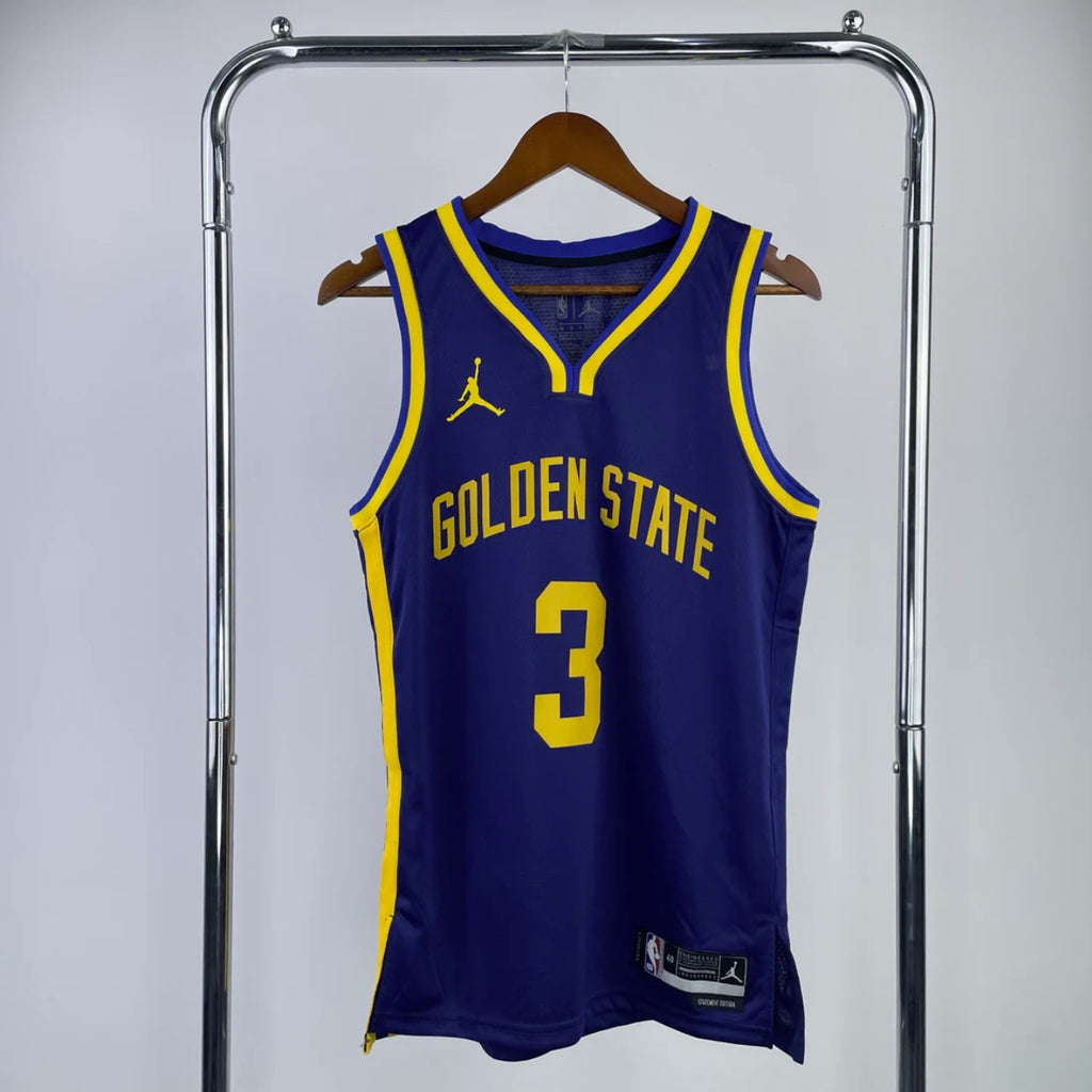Golden State Warriors 2023-24 Jordan Brand Navy Swingman Statement Edition Jersey