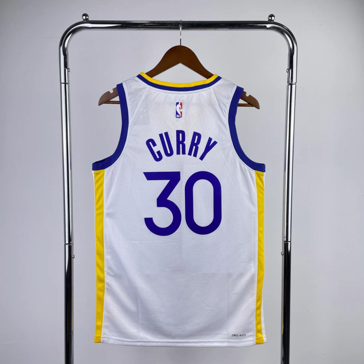 Golden State Warriors 2023-24 Steph Curry White Swingman Association Edition Jersey