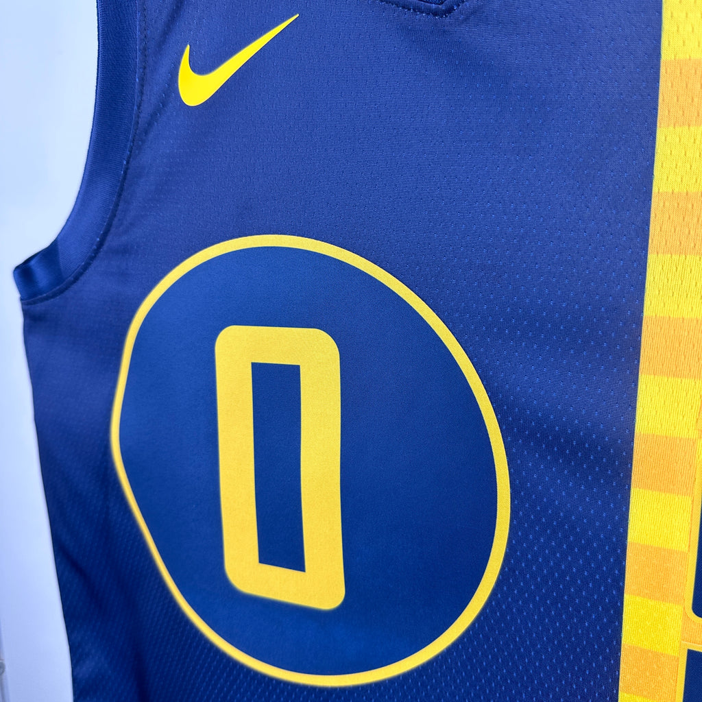 Indiana Pacers 2018 Season Indiana Pacers City Edition #0 Haliburton jersey