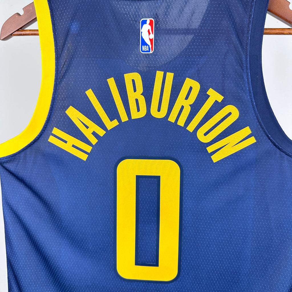 Indiana Pacers 2018 Season Indiana Pacers City Edition #0 Haliburton jersey