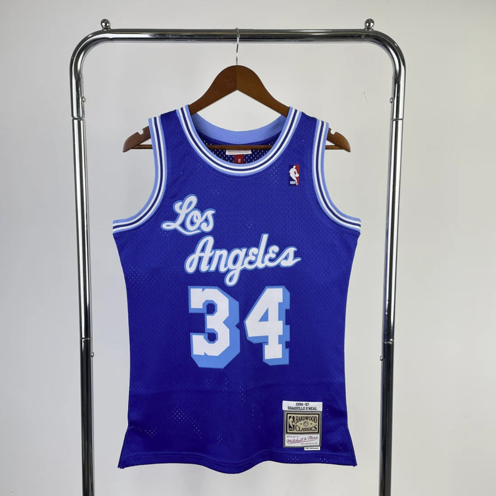 Loa Angeles Lakers 1996-97 Shaquille O´Neal Blue Mitchell & Ness Hardwood Classics Swingman Jersey