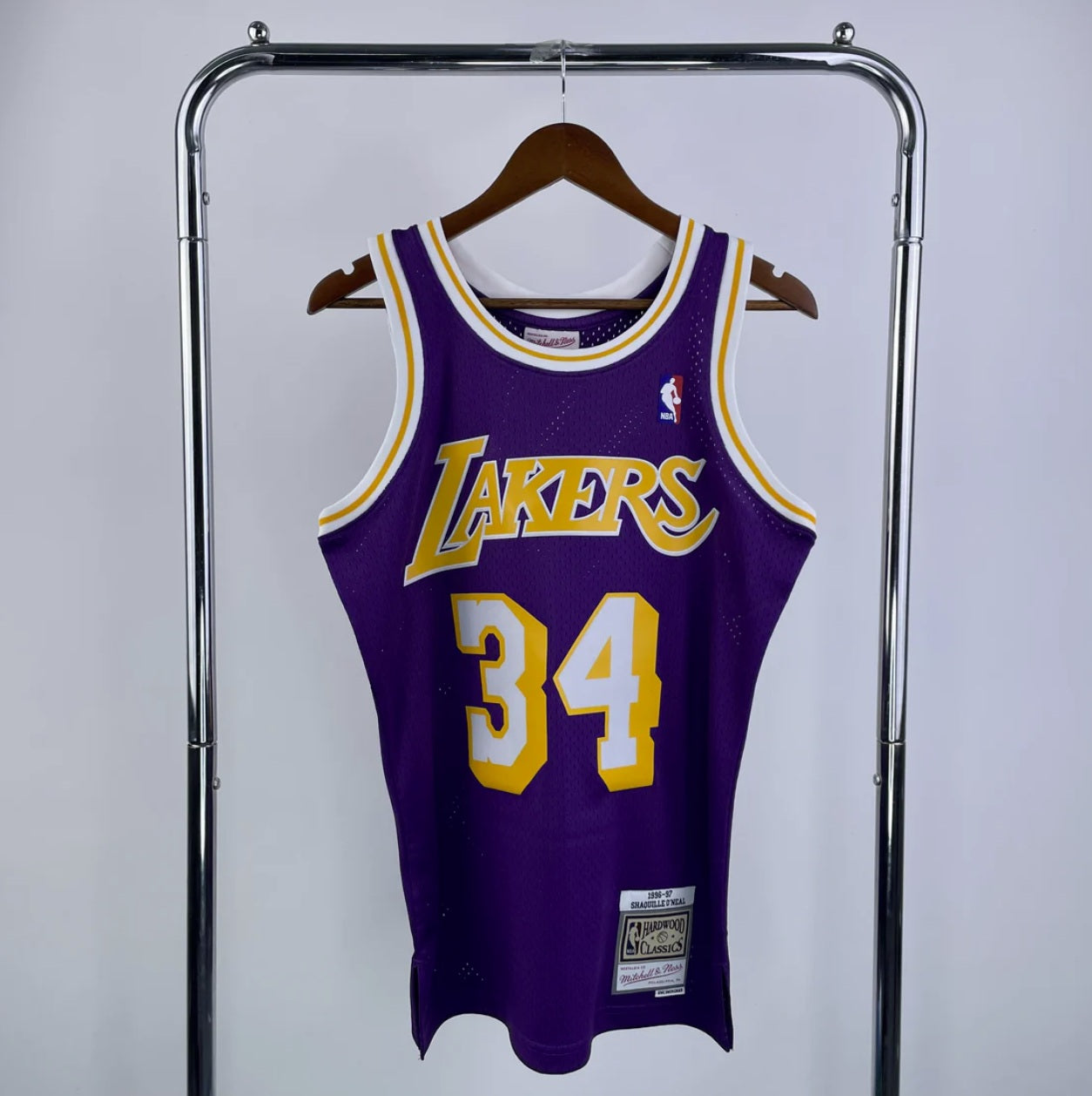 Loa Angeles Lakers 1996-97 Shaquille O´Neal Purple Mitchell & Ness Hardwood Classics Swingman Jersey
