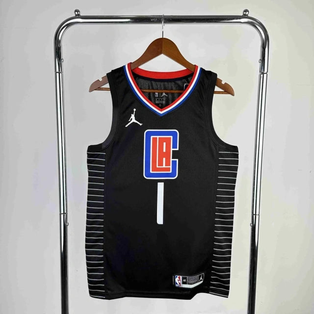 Los Angeles Clippers 2021-22 Jordan Brand Black Swingman Statement Edition Jersey