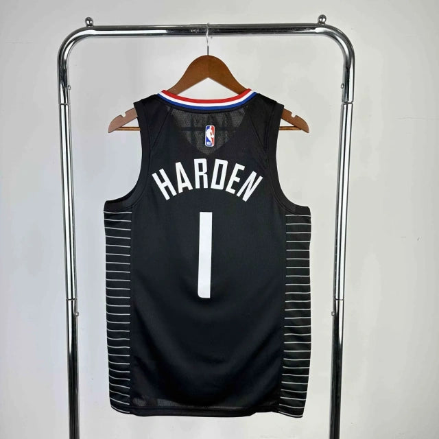 Los Angeles Clippers 2021-22 Jordan Brand Black Swingman Statement Edition Jersey