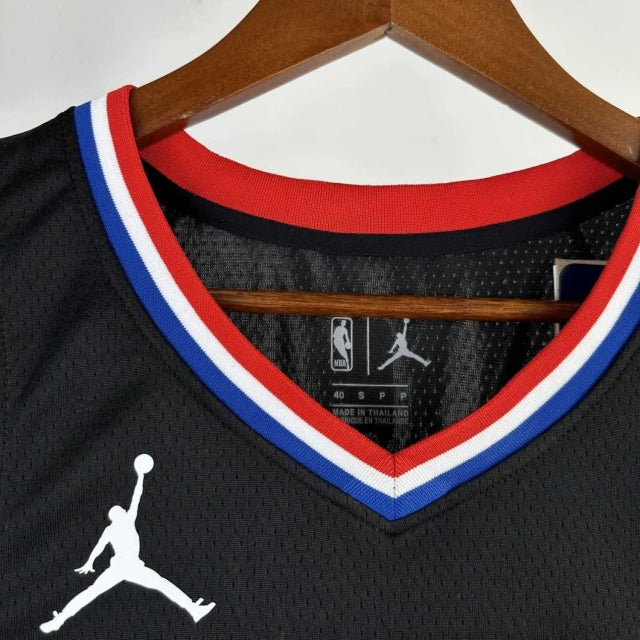 Los Angeles Clippers 2021-22 Jordan Brand Black Swingman Statement Edition Jersey