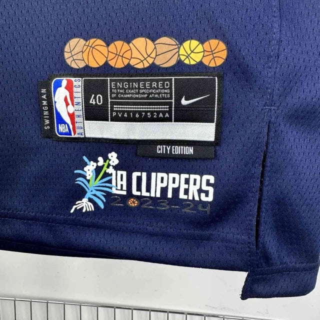 Los Angeles Clippers 2023-24 Navy Swingman City Edition Jersey