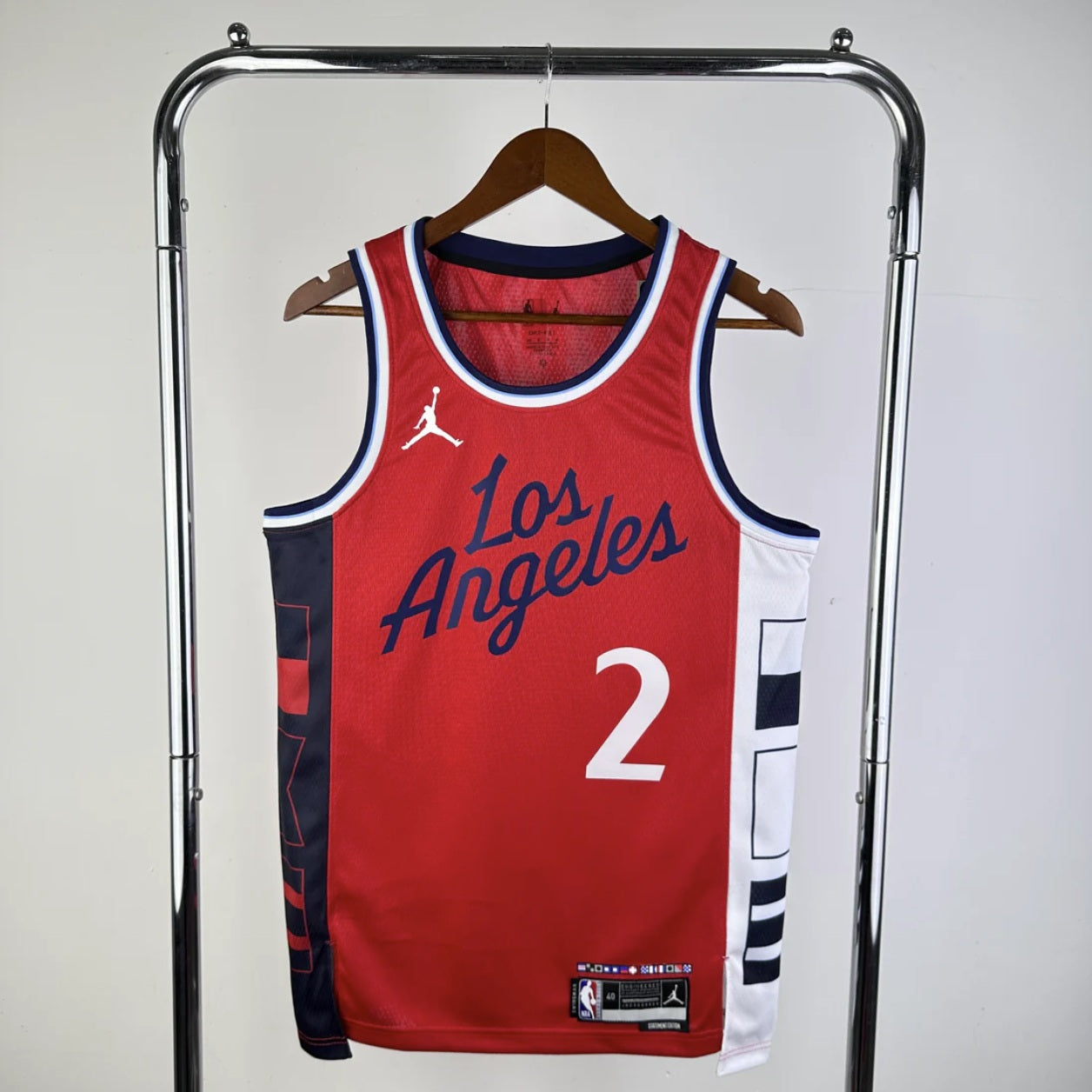 Los Angeles Clippers 2024-25 Jordan Brand Red Swingman Statement Edition Jersey