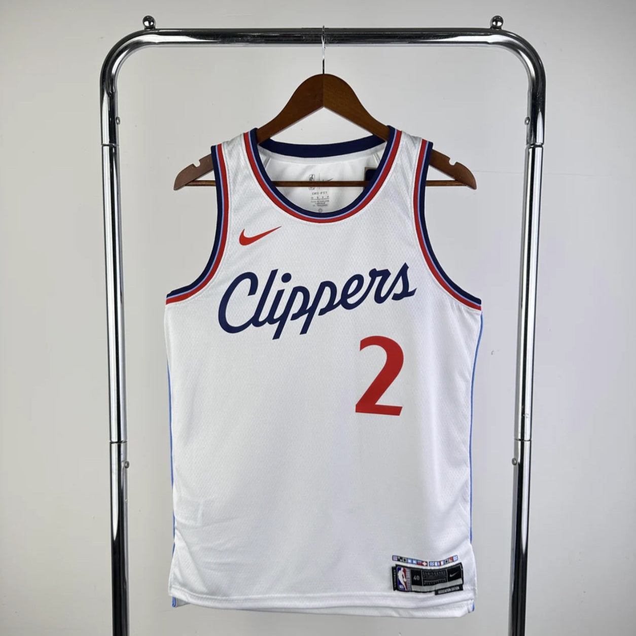 Los Angeles Clippers 2024-25 White Swingman Association Edition Jersey