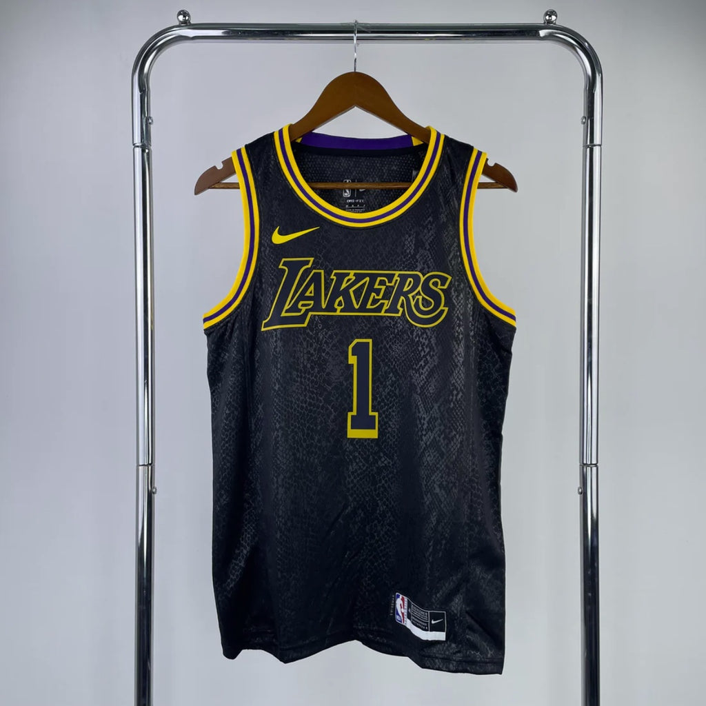 Los Angeles Lakers 2018-19 Black Swingman Black  Mamba Edition Jersey