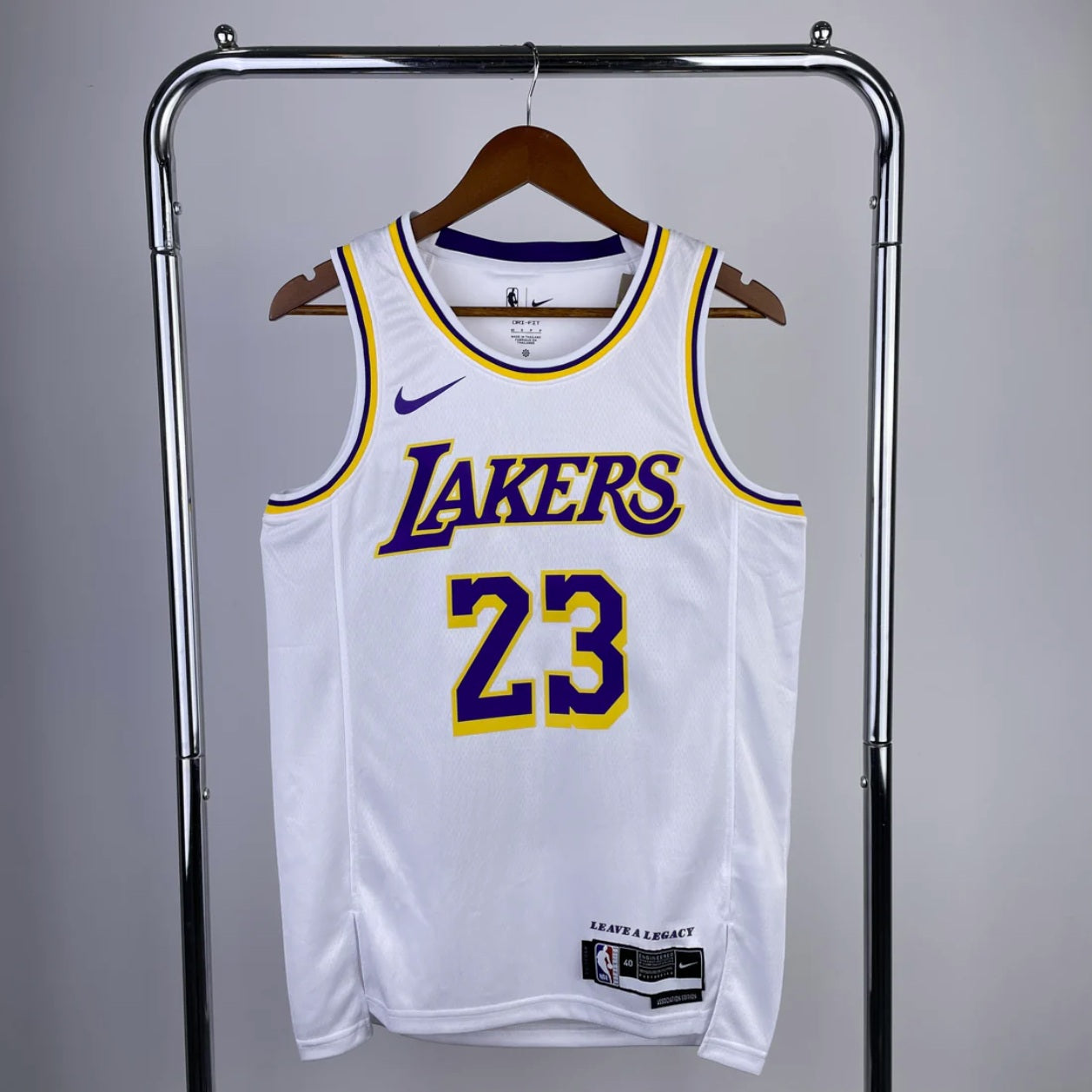 Los Angeles Lakers 2020-22 White Swingman Association Edition Jersey