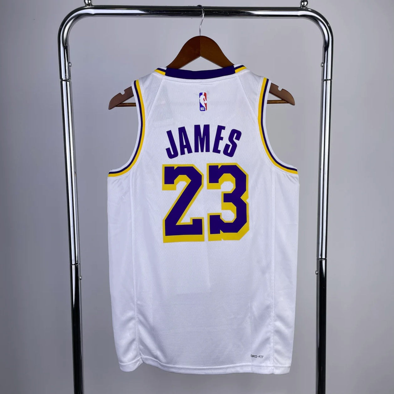 Los Angeles Lakers 2020-22 White Swingman Association Edition Jersey