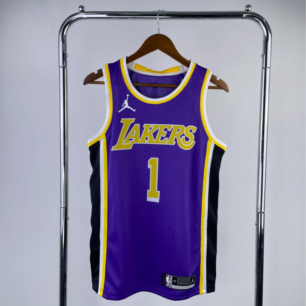 Los Angeles Lakers 2021-22 Jordan Brand Purple Swingman Statement Edition Jersey