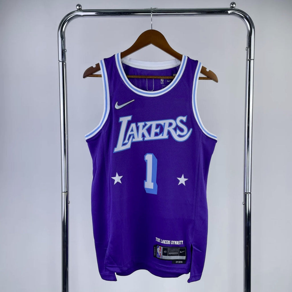 Los Angeles Lakers 2021-22 Purple Swingman City Edition Jersey