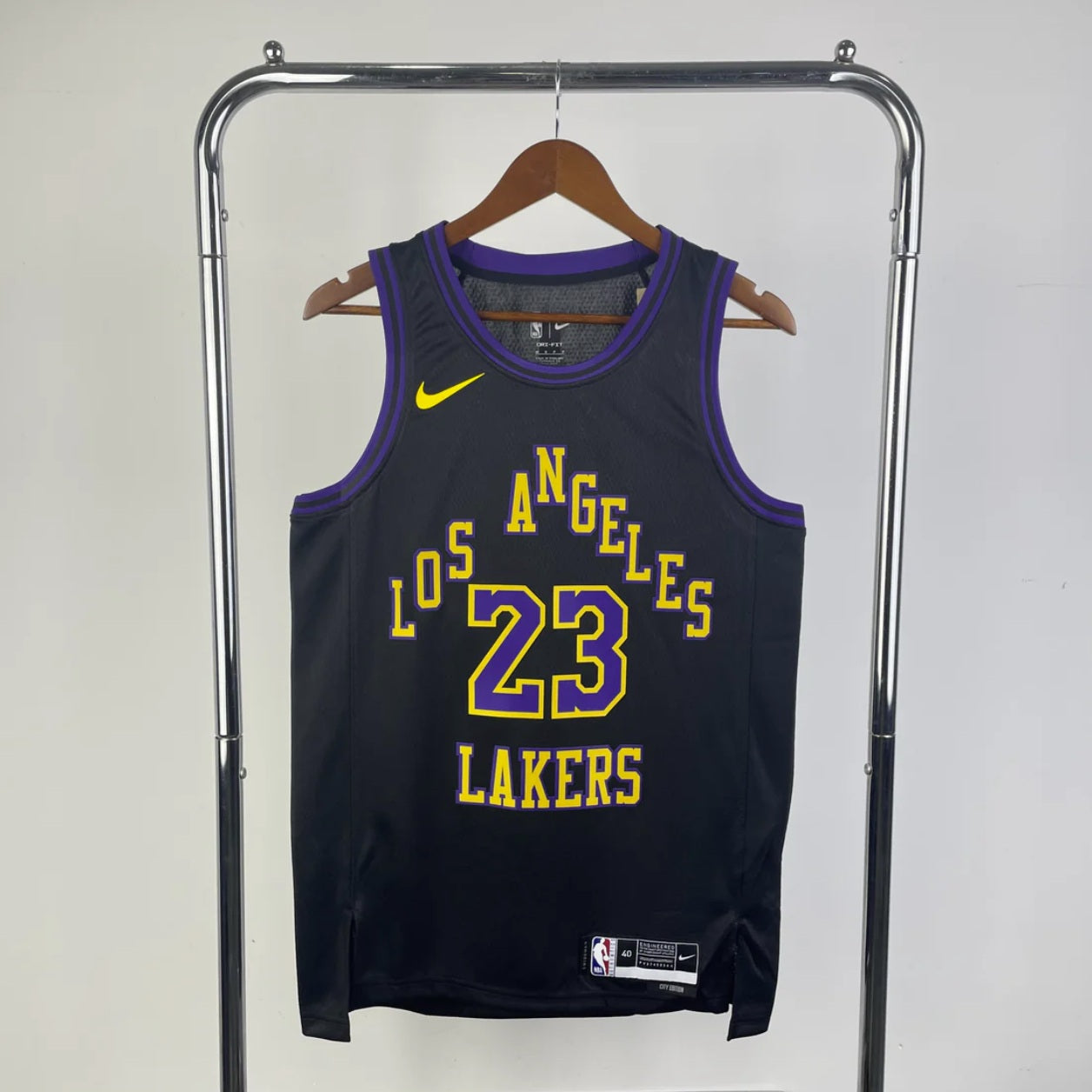 Los Angeles Lakers 2023-24 Black Swingman City Edition Jersey