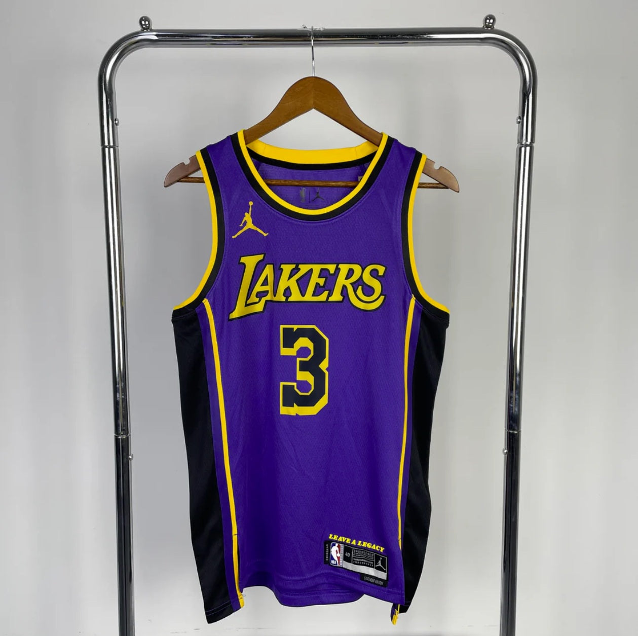 Los Angeles Lakers 2023-24 Jordan Brand Purple Swingman Statement Edition Jersey