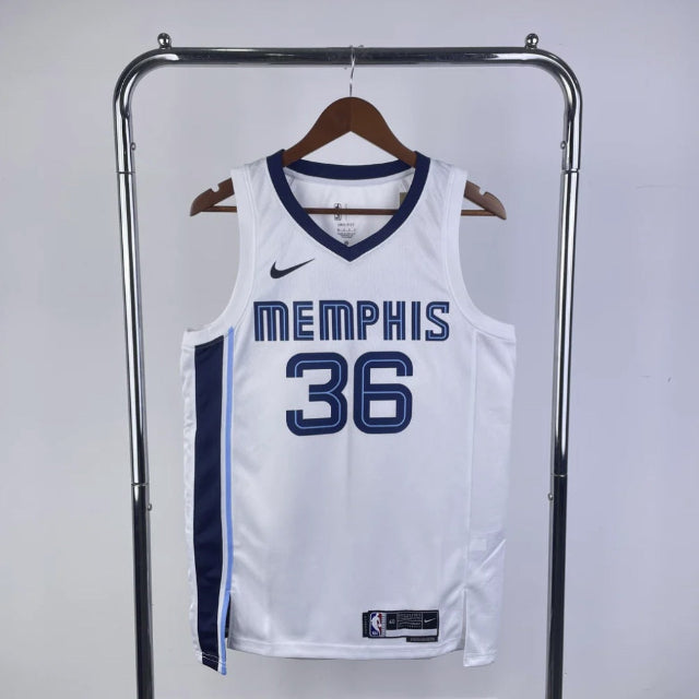 Memphis Grizzlies 2022-23 White Swingman Association Edition Jersey