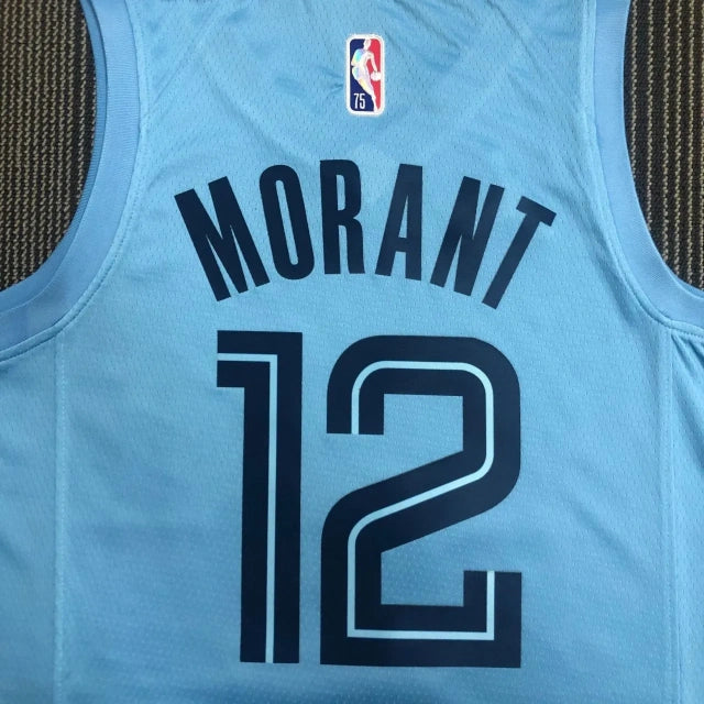 Memphis Grizzlies 2022 Blue 75th Anniversary Jersey