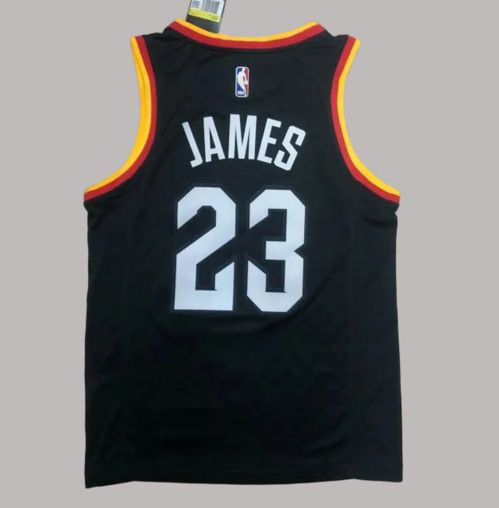 Cleveland Cavaliers LeBron Raymone James Black Team Jersey