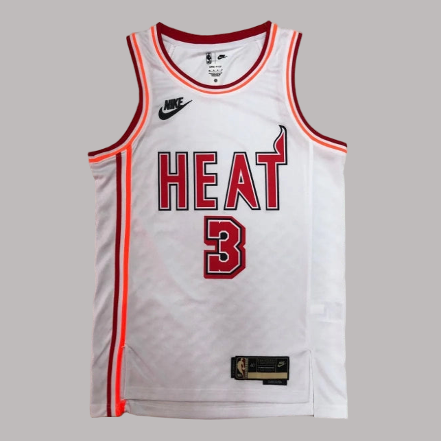 Miami Heat 1996-97 White Mitchell & Ness Swingman Jersey