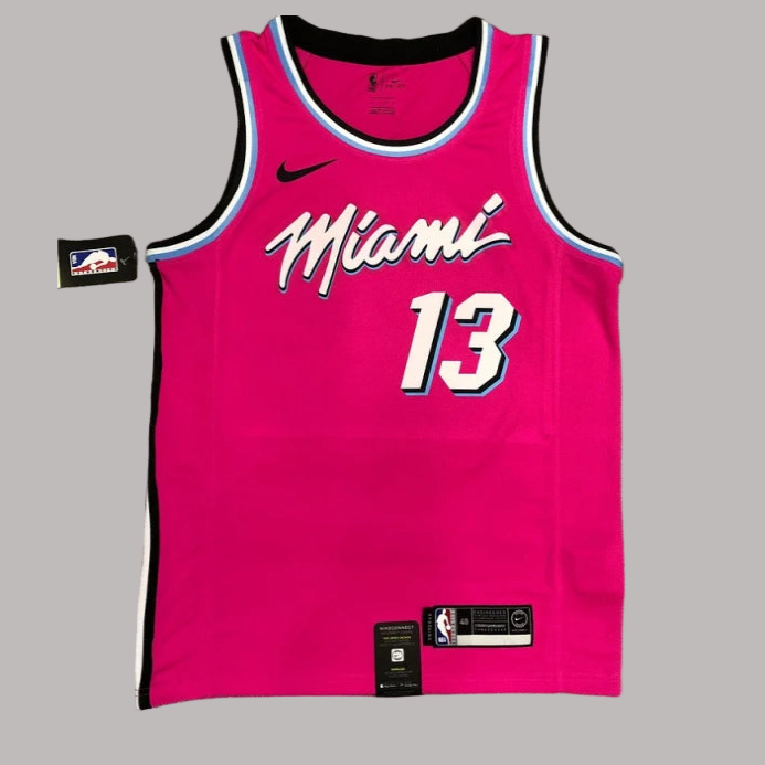 Camiseta Swingman Adebayo rosa edición clásica de los Miami Heat 2018-19
