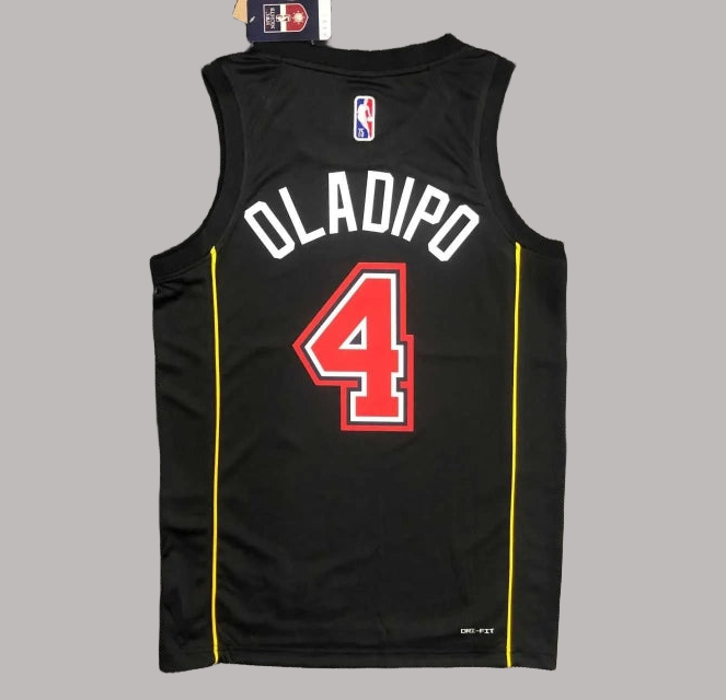 Camiseta Swingman Edición Ciudad Negra de los Miami Heat 2022-23