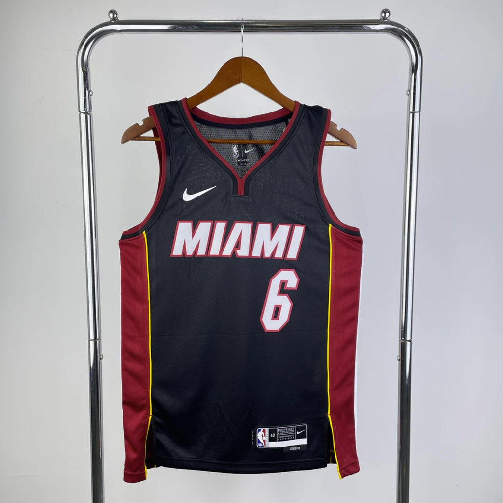 Miami Heat 2022-23 Black Icon Edition Swingman Jersey