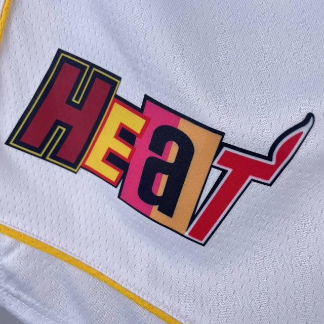 Pantalones cortos Swingman edición ciudad blanca Miami Heat 2022-23