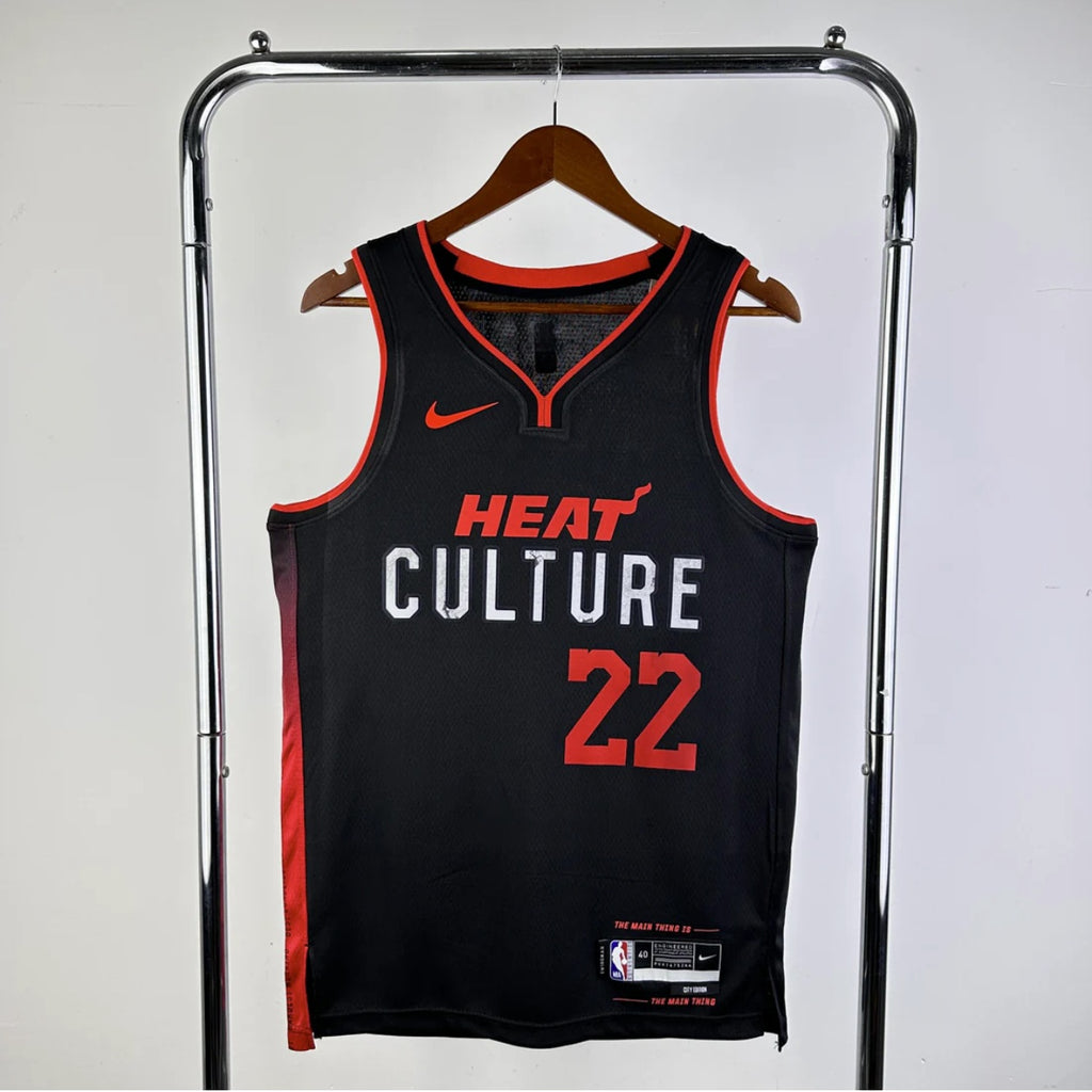 Camiseta Swingman Edición Ciudad Negra de los Miami Heat 2023-24