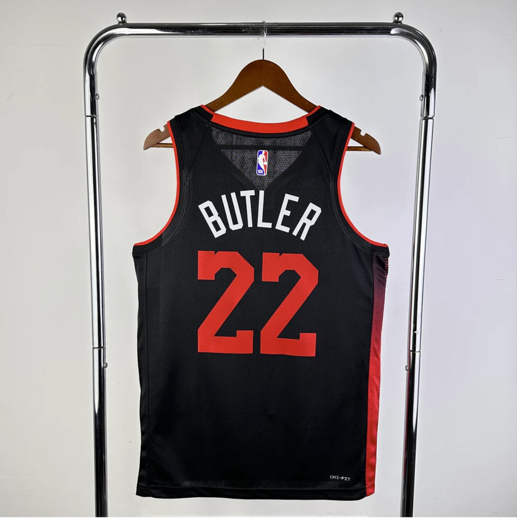 Camiseta Swingman Edición Ciudad Negra de los Miami Heat 2023-24