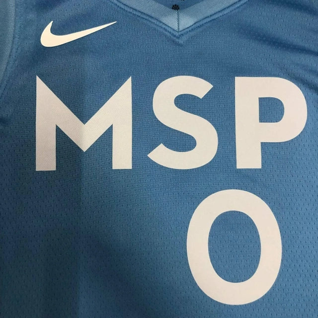 Minnesota Timberwolves 2019-20 Blue City Edition Jersey