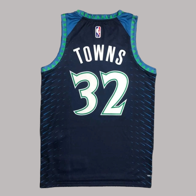 Minnesota Timberwolves 2021-22 Blue City Edition Jersey