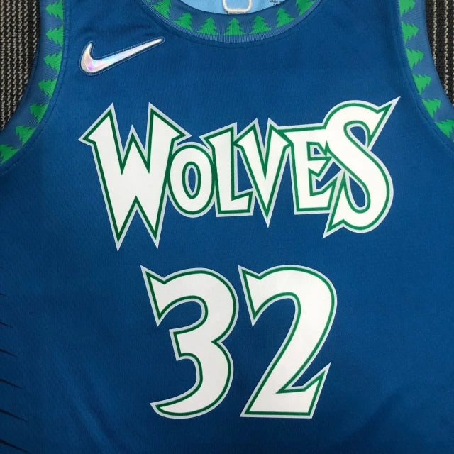 Minnesota Timberwolves 2021-22 Blue City Edition Jersey