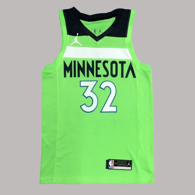 Minnesota Timberwolves 2021-22 Green Statement Edition Jersey