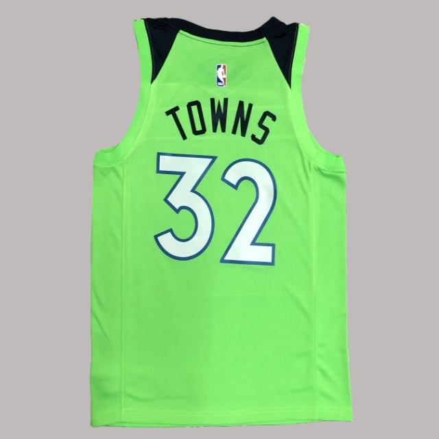 Minnesota Timberwolves 2021-22 Green Statement Edition Jersey