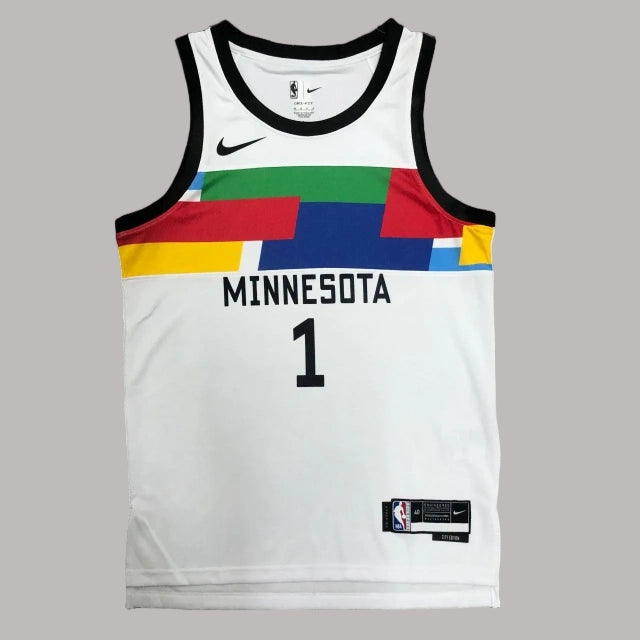 Minnesota Timberwolves  2023 White City Edition Jersey