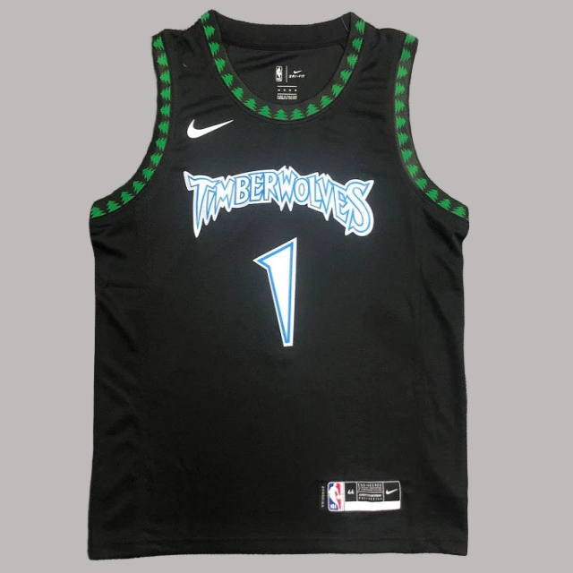 Minnesota Timberwolves 2025-26 Black Classic Edition Jersey