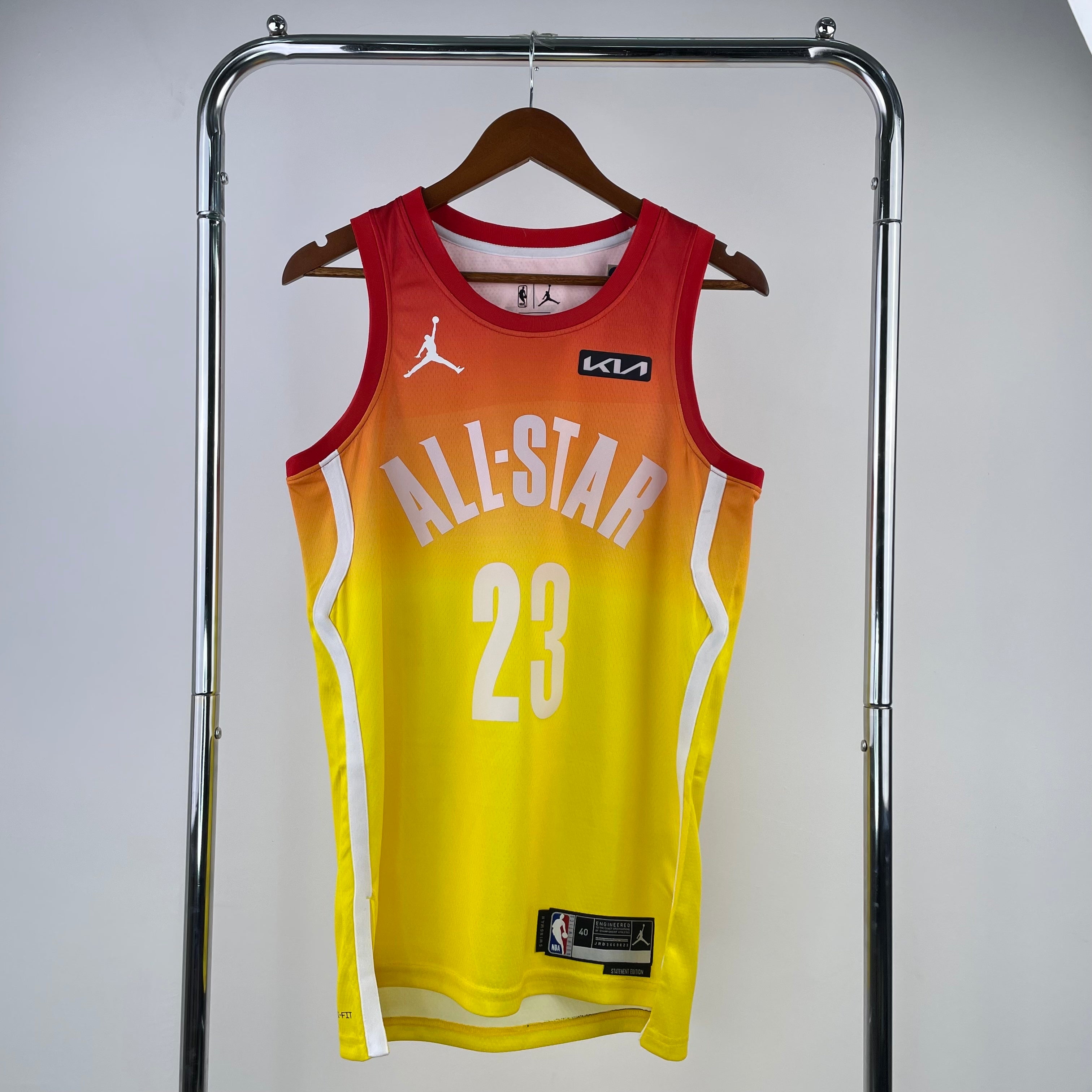 2023 NBA All-Star Swingman Player Jersey Markkanen Orange-Yellow