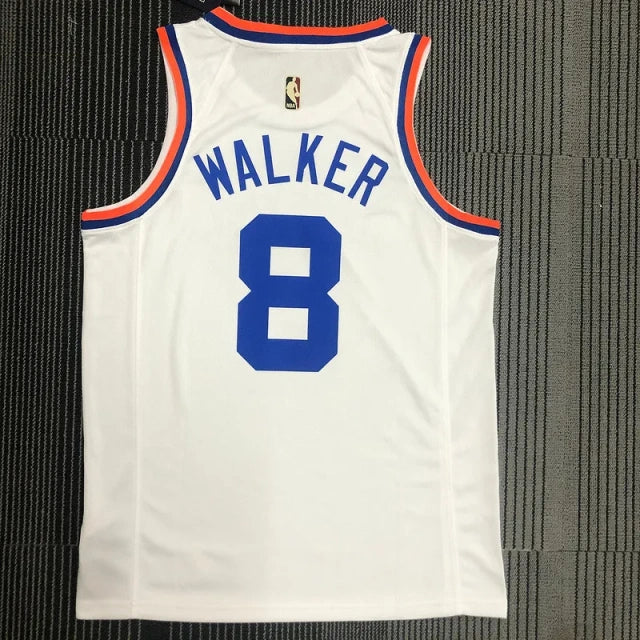 New York Knicks White 2021-22 75th Anniversary Jersey - Classic Edition
