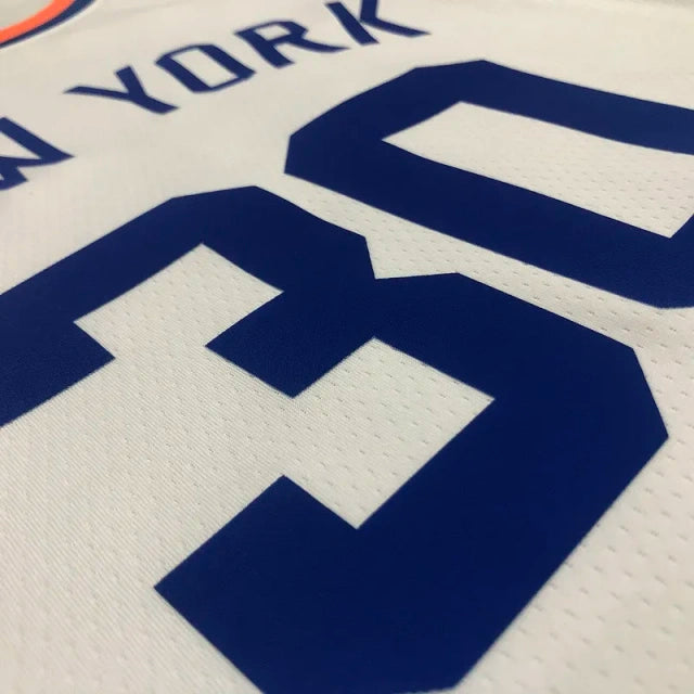 New York Knicks White 2021-22 75th Anniversary Jersey - Classic Edition