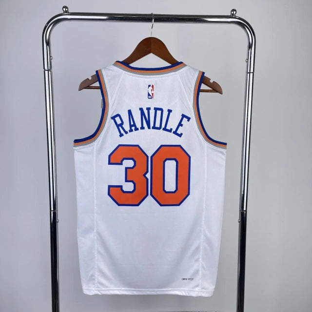 New York Knicks Jersey White 2020-21 City Edition 75th aniversary