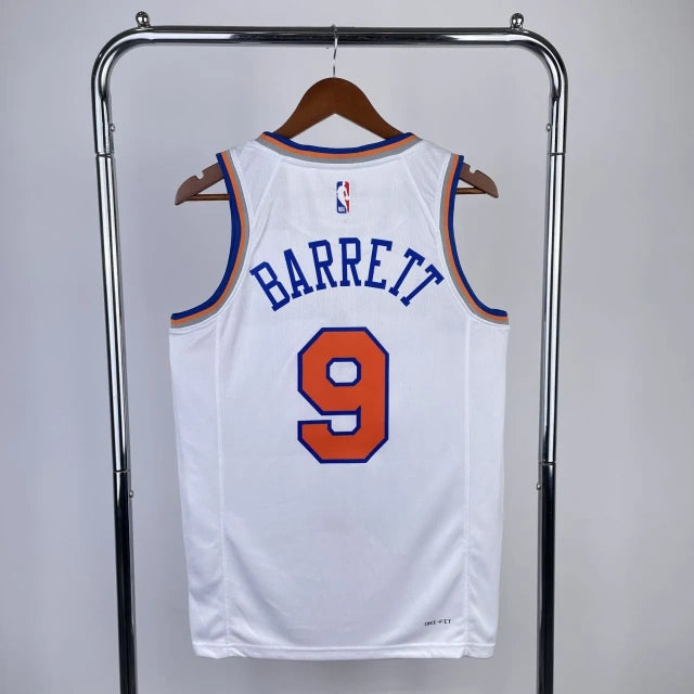 New York Knicks Jersey White 2020-21 City Edition 75th aniversary