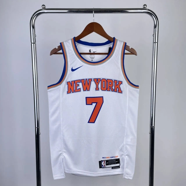 New York Knicks Jersey White 2020-21 City Edition 75th aniversary