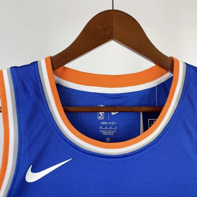 New York Knicks Jersey Blue 2020-21 Swingman Player - Icon Edition