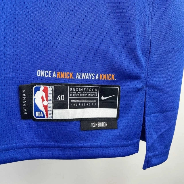 New York Knicks Jersey Blue 2020-21 Swingman Player - Icon Edition