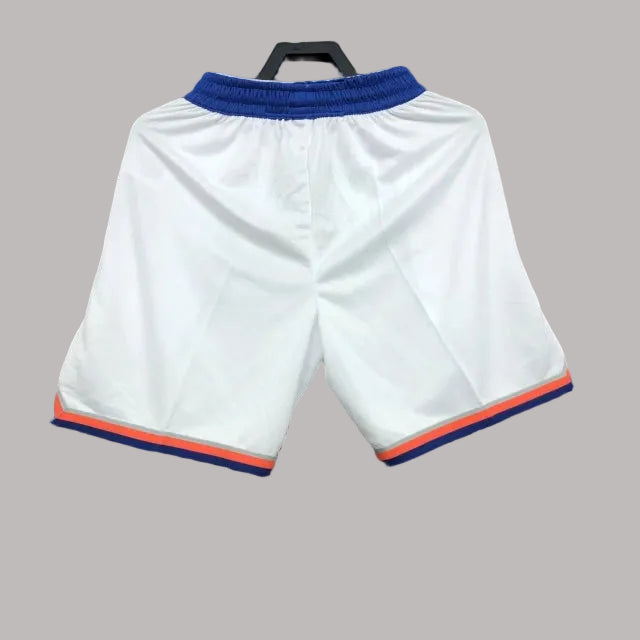 New York Knicks Shorts White 2020-21 City Edition 75th aniversary