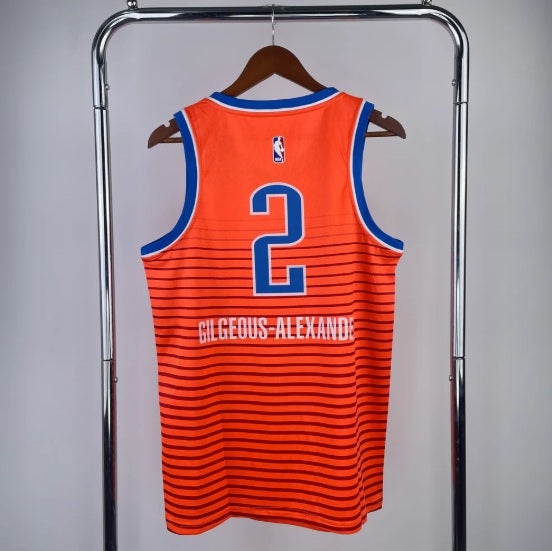 Oklahoma City Thunder 2022-23 Orange Jordan Brand Swingman Jersey