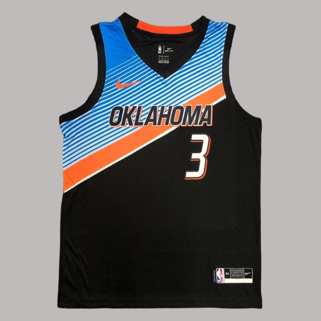 Oklahoma City Thunder 2020-21 Black City Edition Jersey